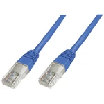 Digitus DK-1511-100/B RJ45 sieťové káble, prepojovacie káble CAT 5e U/UTP 10.00 m modrá  1 ks