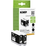 KMP Ink cartridge náhradný Brother LC1000BK kompatibilná Dual čierna, čierna B75D 1035,4021