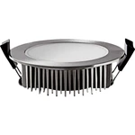 Heitronic  23156 LED vstavané svetlo   13 W teplá biela, chladná biela niklová (matná)