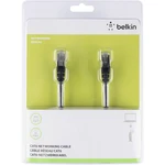 Belkin A3L981BT15MBKHS RJ45 sieťové káble, prepojovacie káble CAT 6 S/FTP 15.00 m čierna s ochranou 1 ks