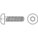 Šošovkové skrutky do plechu TOOLCRAFT 149537 ISO 14585 4.2 mm x 80 mm Tprofil oceľ,Zn.250 ks