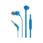 Slúchadlá JBL T110 (6925281918940) modrá slúchadlá do uší • štupľové • frekvencia 20 Hz až 20 kHz • 3,5 mm jack • 1,2 m kábel • mikrofón na kábli • 3 