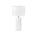 Biela stolová lampa Markslöjd Column, výška 44 cm