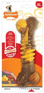 Nylabone Healthy Edibles Extreme Chew Texture Bone Steak&Cheese XL