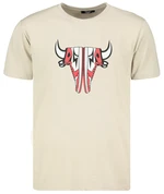 Men's Beige T-shirt Dstreet