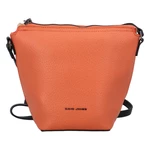 Dámská crossbody kabelka lososově oranžová - David Jones Emily