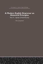 A Modern English Grammar on Historical Principles