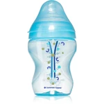 Tommee Tippee Closer To Nature Anti-colic Advanced Baby Bottle dojčenská fľaša Slow Flow Blue 0 m+ 260 ml