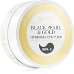 Petitfée Black Pearl & Gold hydrogelová maska na oční okolí 60 ks