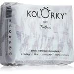 Kolorky Day Feathers jednorázové EKO pleny velikost S 3-6 Kg 25 ks