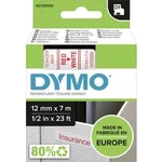 Páska do štítkovače DYMO 45015 (S0720550), 12 mm, D1, 7 m, červená/bílá