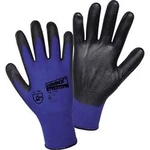 Pracovní rukavice L+D worky Nylon Super Grip Nitrile 1165-10, velikost rukavic: 10, XL