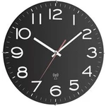 Analogové DCF nástěnné hodiny TFA 60.3509, 30,7 cm x 4,5 mm, černá/bílá/červená