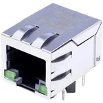 Zásuvka, vestavná horizontální BEL Stewart Connectors SI-60118-F, RJ45 počet pólů: 8P8C, poniklovaná, kov, 1 ks