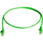 Síťový kabel RJ45 Telegärtner L00000E0069, CAT 5e, U/UTP, 1.00 m, zelená