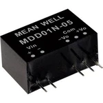 DC/DC měnič napětí, modul Mean Well MDD01L-12, 42 mA, 1 W, Počet výstupů 2 x