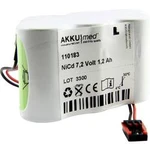 Akumulátor pro lékařské přístroje Akku Med Náhrada za originální akumulátor 7.2-1200 7.2 V 1200 mAh