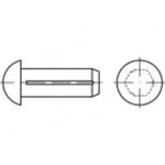 Půlkulatý rýhovaný hřeb TOOLCRAFT N/A, ISO 8746, 500 ks