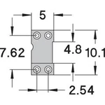 Precizní patice pro IO Preci Dip 110-83-304-41-001101, 4pólová, 7,62 mm