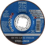 Řezný kotouč lomený PFERD 61340115, EH 115-2,4 SG STEELOX/X-LOCK Průměr 115 mm 25 ks