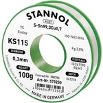 Cínová pájka PBF Sn99Cu1, Ø 0,3 mm, 100 g, Stannol KS115