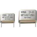 Odrušovací kondenzátor X2 Wima MP3X2, 250 V, 15 mm, 0,047 µF, 20 %, 19 x 7 x 15 mm