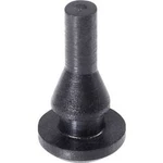 Tlumicí přístrojová nožička se západkou PB Fastener 1283-01, (Ø x v) 8 mm x 14.7 mm, černá, 1 ks