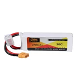 ZOP Power 11.1V 2700mAh 3S 30C Lipo Battery XT60 Plug