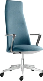 LD SEATING Kancelárske kreslo MELODY DESIGN 795-FR, F40-N6, kríž hliník leštěný