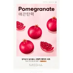 Missha Airy Fit Pomegranate plátenná maska so zjemňujúcim a osviežujúcim účinkom 19 g