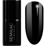 Semilac UV Hybrid Black & White gélový lak na nechty odtieň 031 Black Diamond 7 ml