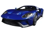 2017 Ford GT Blue Metallic 1/18 Diecast Model Car by Maisto