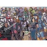 Ravensburger puzzle Challenge Puzzle Star Wars Mandalorian 1000 dílků