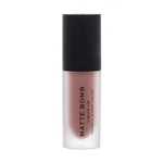 Makeup Revolution London Matte Bomb 4,6 ml rúž pre ženy Delicate Brown tekuté linky