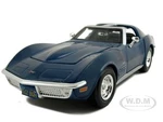 1970 Chevrolet Corvette Blue 1/24 Diecast Model Car by Maisto