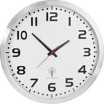 Analogové nástěnné DCF hodiny,50 cm, hliník