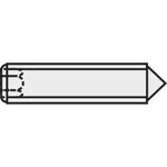 Závitový kolík se špičkou Toolcraft, vnitřní šestihran, 5 mm, M4, 20 ks