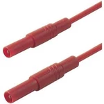 SKS Hirschmann MLS GG 200/1 rt bezpečnostní měřicí kabely [lamelová zástrčka 4 mm - lamelová zástrčka 4 mm] červená, 2.00 m