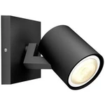 LED stropní reflektory Philips Lighting Hue Hue White Amb. Runner Spot 1 flg. Schwarz 350lm inkl. Dimmschalter, GU10, 5 W, N/A