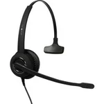 Headset pro softwarový telefon s USB mono, na kabel plusonic 6337-10.1P na uši černá