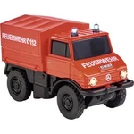 RC model auta záchranný vůz Carson Modellsport MB Unimog U406 Feuerwehr 504139, 1:87