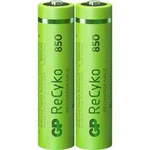 Akumulátor AAA Ni-MH GP Batteries ReCyko+ HR03, 850 mAh, 1.2 V, 2 ks