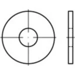 Podložka TOOLCRAFT TO-6608847, titan, 1 ks