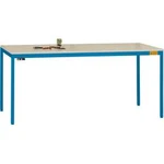 Manuflex LD1916.5007 ESD pracovní stůl UNIDESK s plastové desky, briliantově modrá RAL 5007, Šxhxv = 1600 x 800 x 723-733 mm