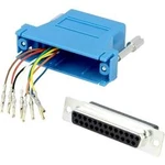 D-SUB adaptér D-SUB zásuvka 25pólová - RJ45 zásuvka 8p8c encitech DA25-SMJ8-K-B-RC 1 ks