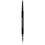 MUA Makeup Academy Brow Define precizní tužka na obočí s kartáčkem odstín Mid Brown 0,3 g