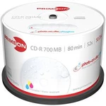 CD-R 80 700 MB Primeon 2761109 50 ks vřeteno s potiskem, povrch s vysokým leskem, vodotěsný, odolné vůči otěru