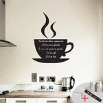 Set popisovateľnej samolepky a fixky Ambience Coffee