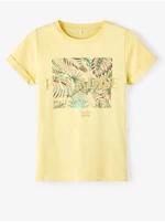 Yellow girly T-shirt name it Farina - Girls