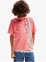 Coral Boys' T-Shirt Desigual Ander - Boys